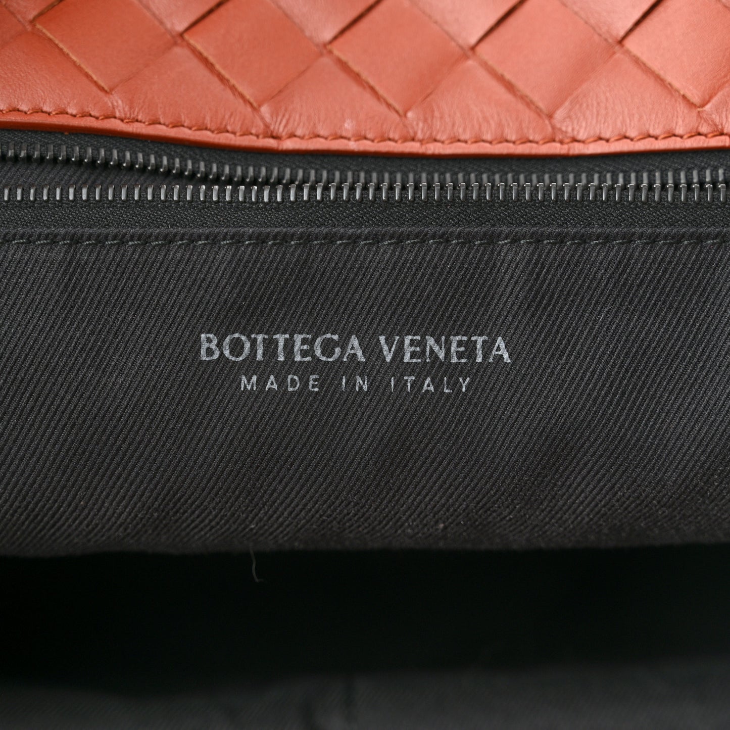 Nappa Intrecciato Tote Rust