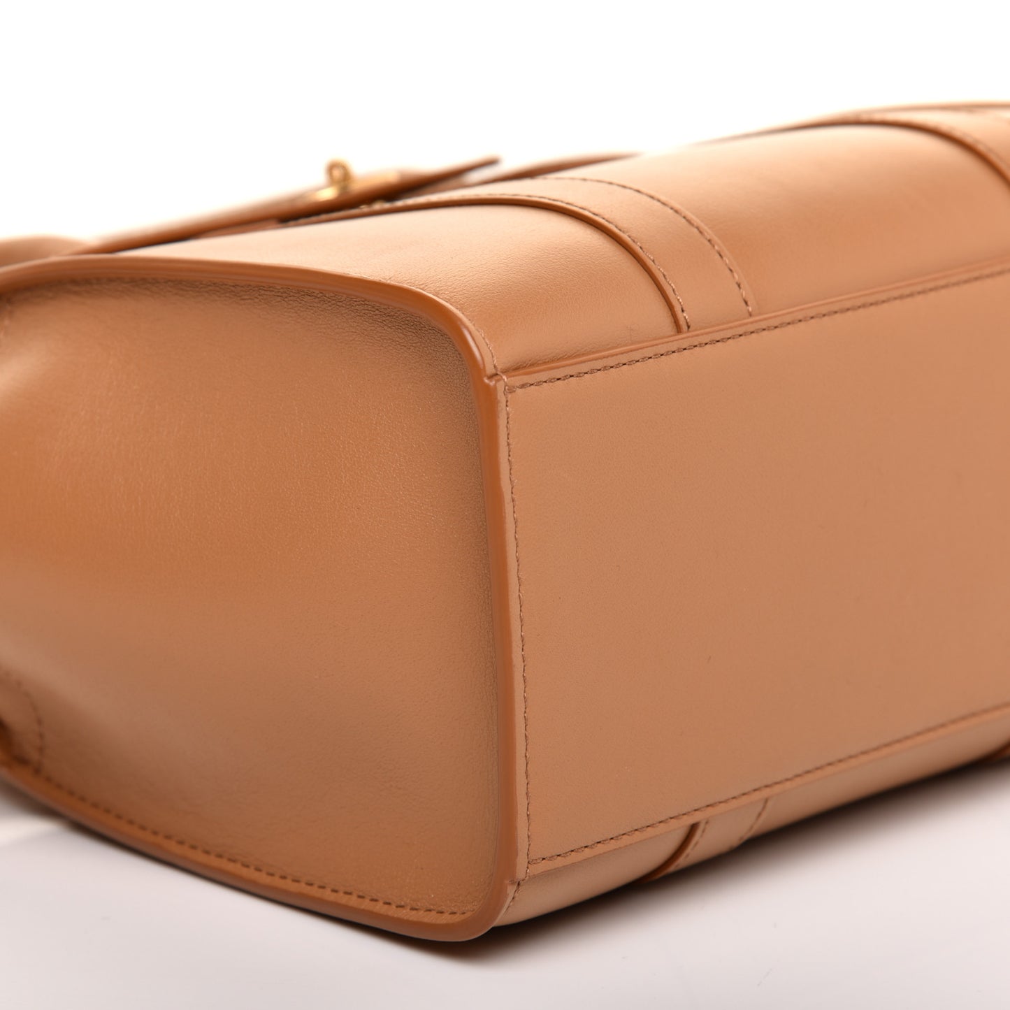 Silky Calfskin Small Bayswater Zip Tote Golden Yellow