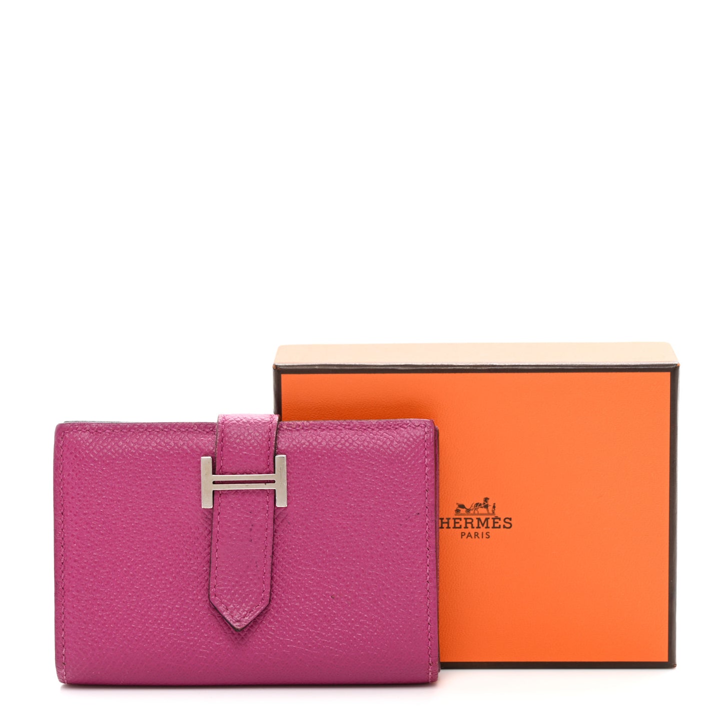 Epsom Mini Bearn Wallet Rose Pourpre