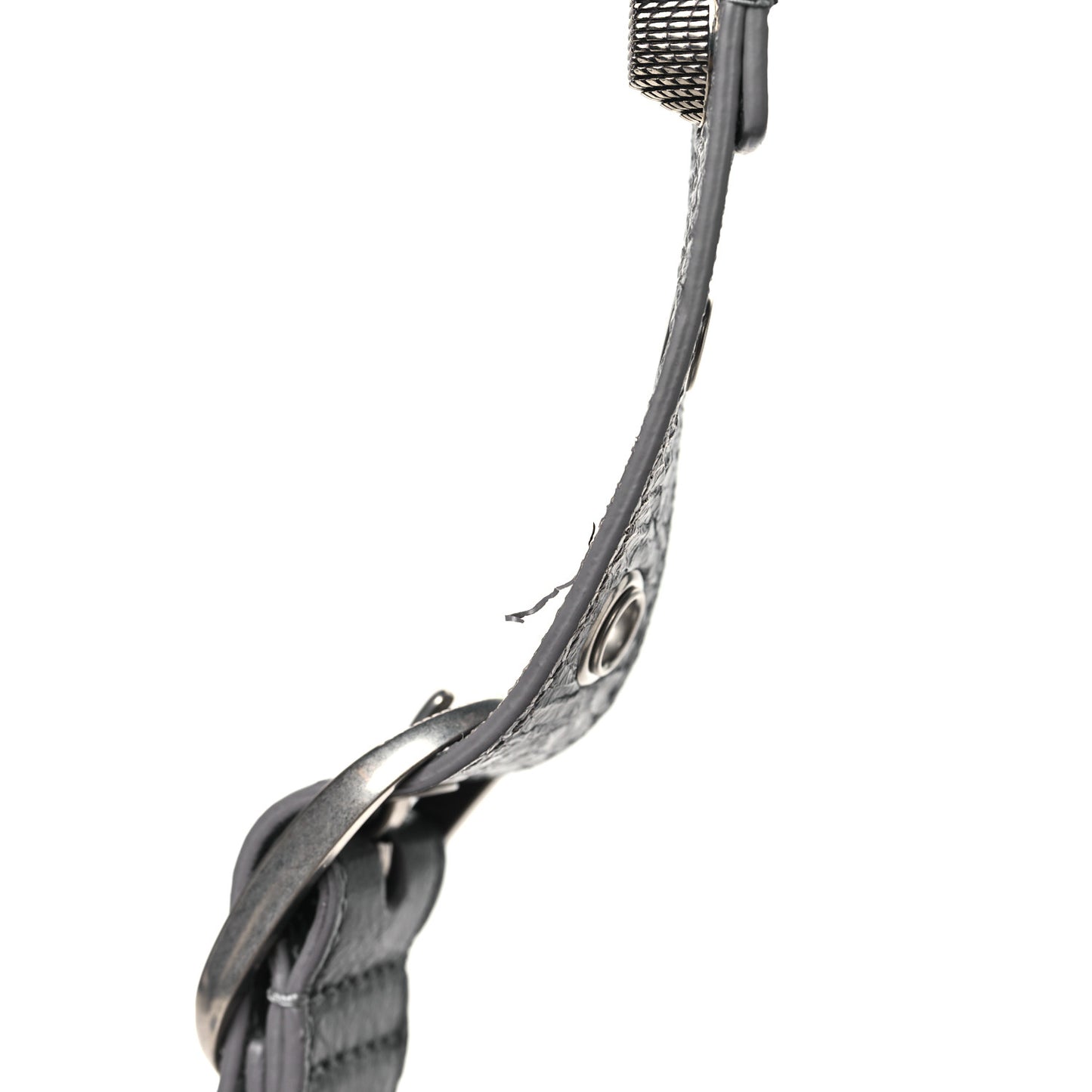 Agneau Arena Le Cagole Shoulder Bag XS Dark Grey