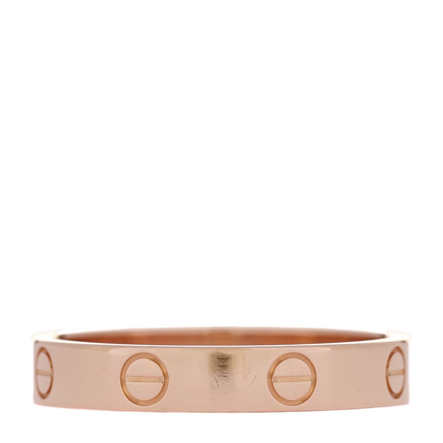 18K Pink Gold 3.5mm LOVE Wedding Band Ring 59 8.75