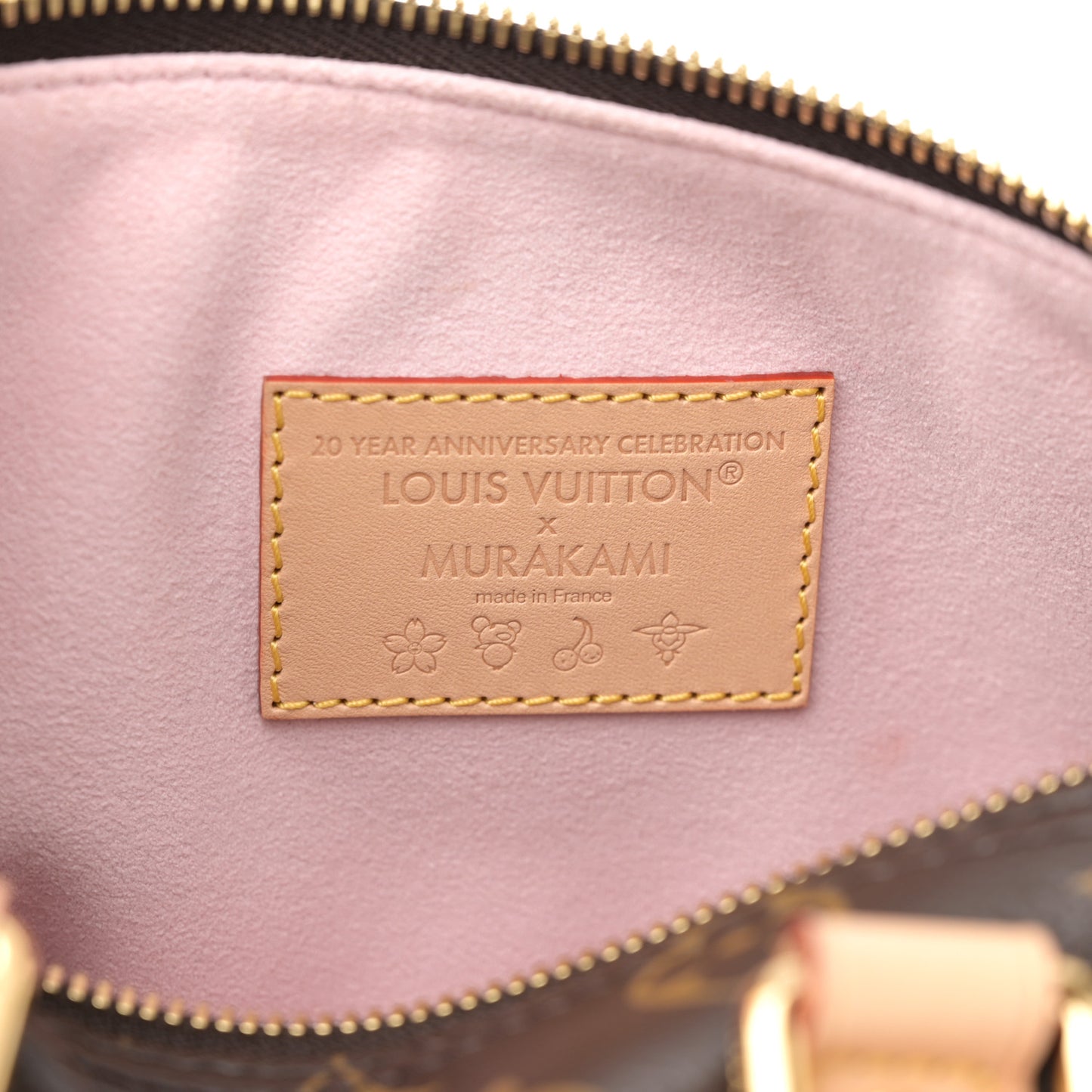 LV X TM Monogram Cherry Blossom Speedy Bandouliere 25 Sakura Brown