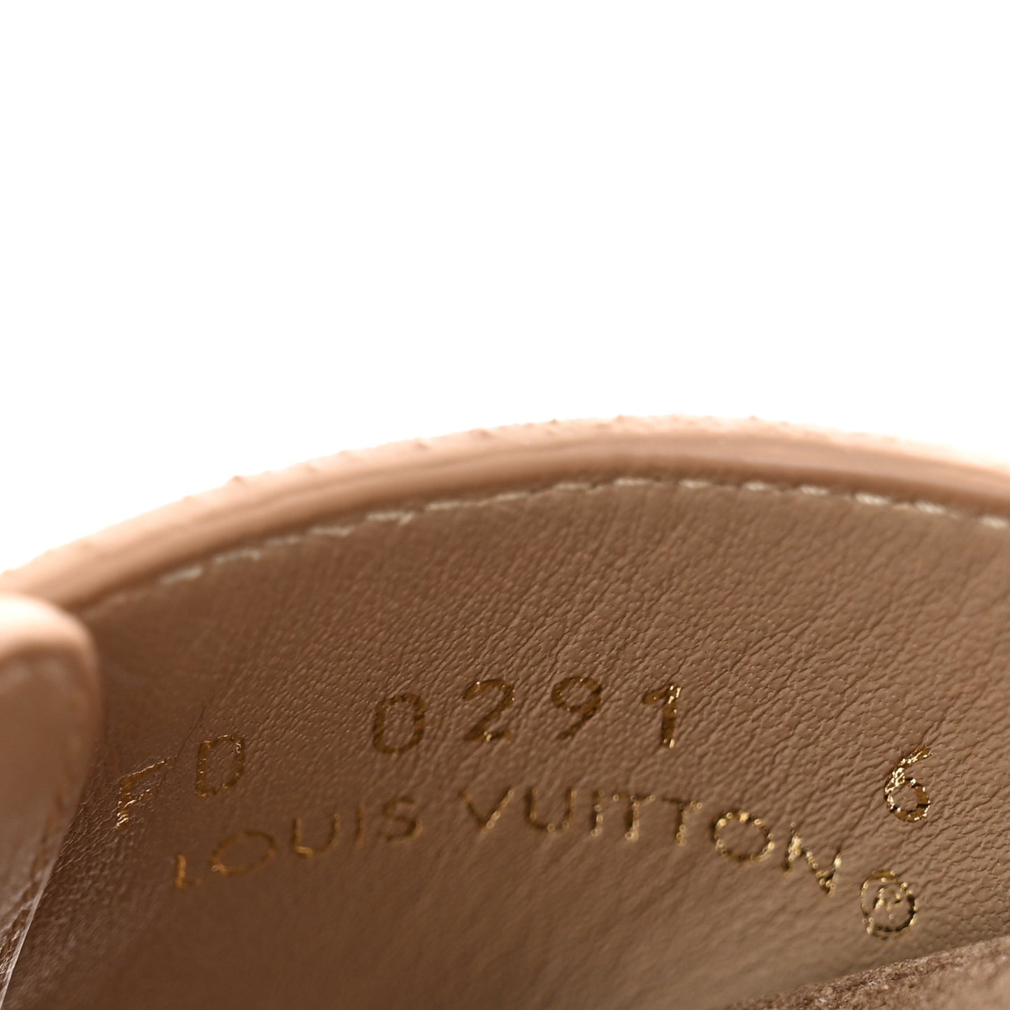 Monogram Fur LV Easy Mule 6 Brown