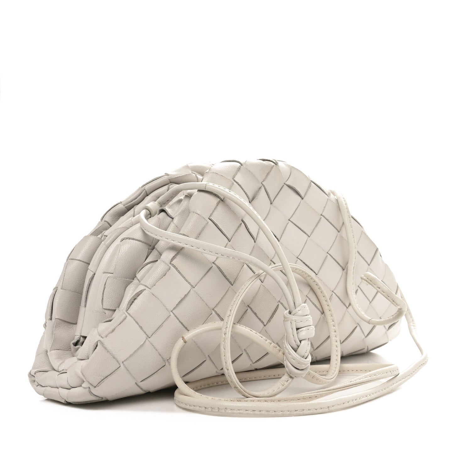 Nappa Intrecciato The Mini Pouch Chalk