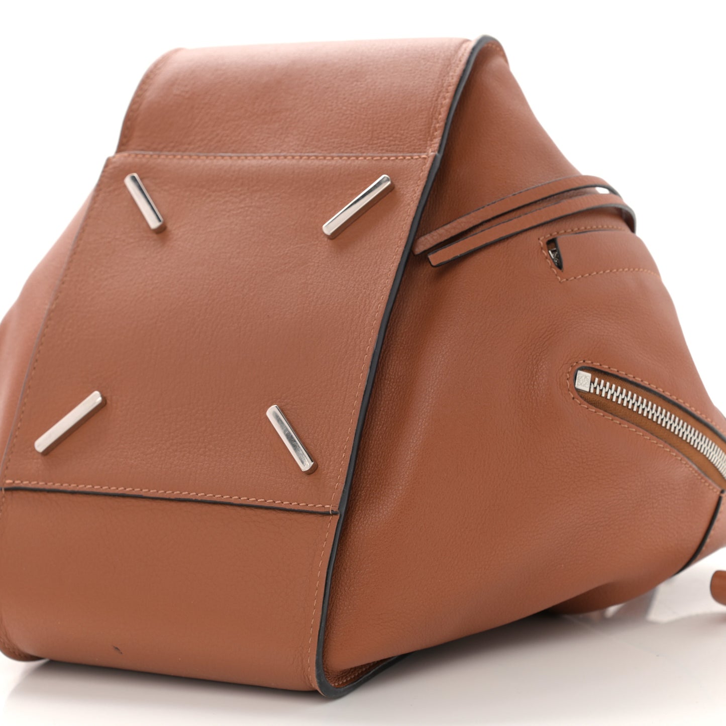 Calfskin Small Hammock Shoulder Bag Tan