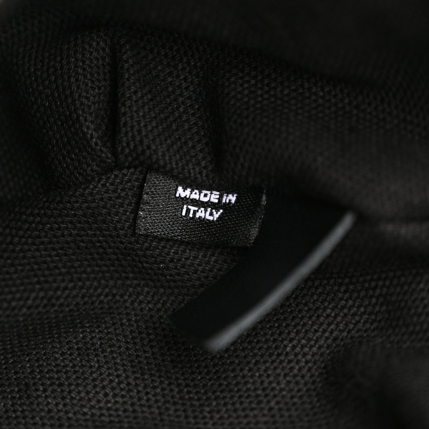 Calfskin Quilted Waist Belt Bag Black