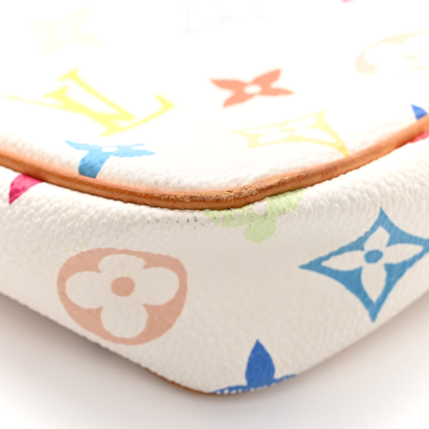 Louis Vuitton Monogram Multicolor Pochette Accessories White 12 of 12