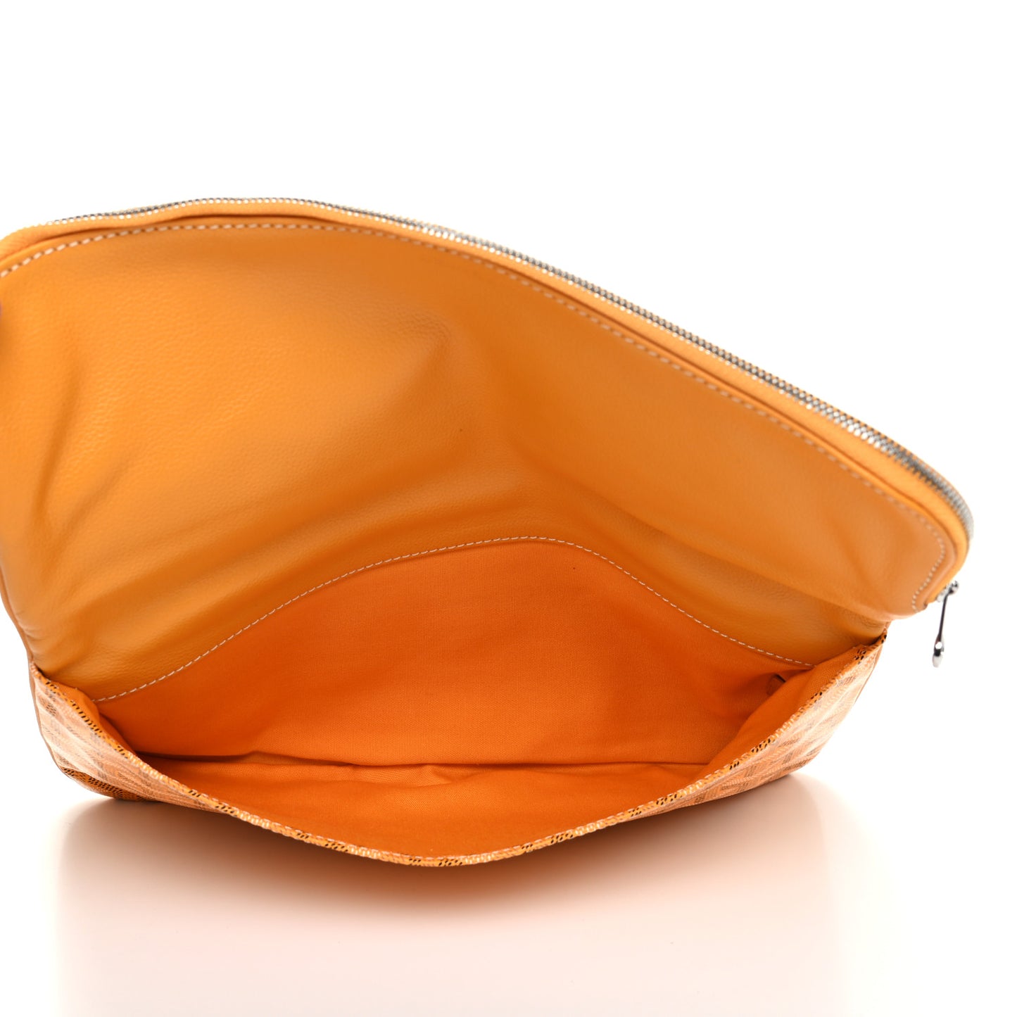 Goyardine Sainte Marie Soft Clutch Yellow