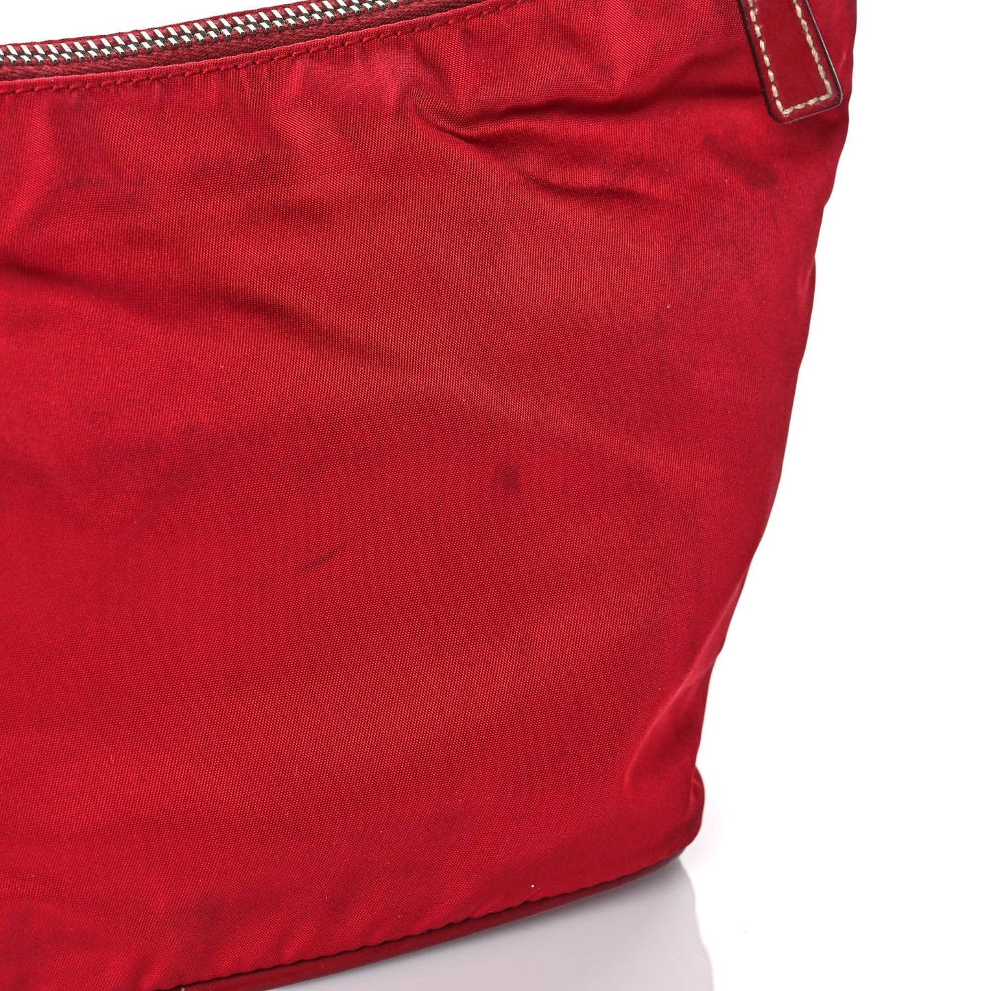 Tessuto Nylon Small Shoulder Bag Red