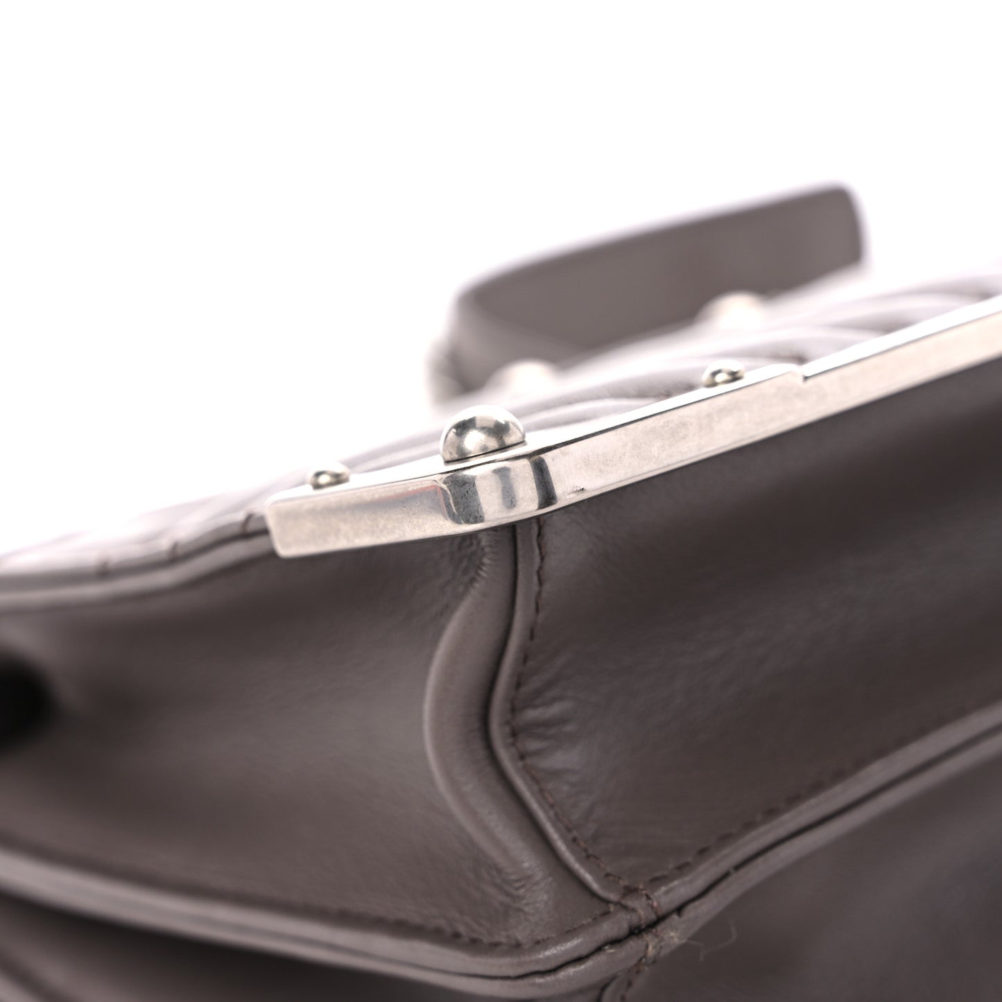 Soft Calfskin Impunture Diagramme Cahier Bag Bambu