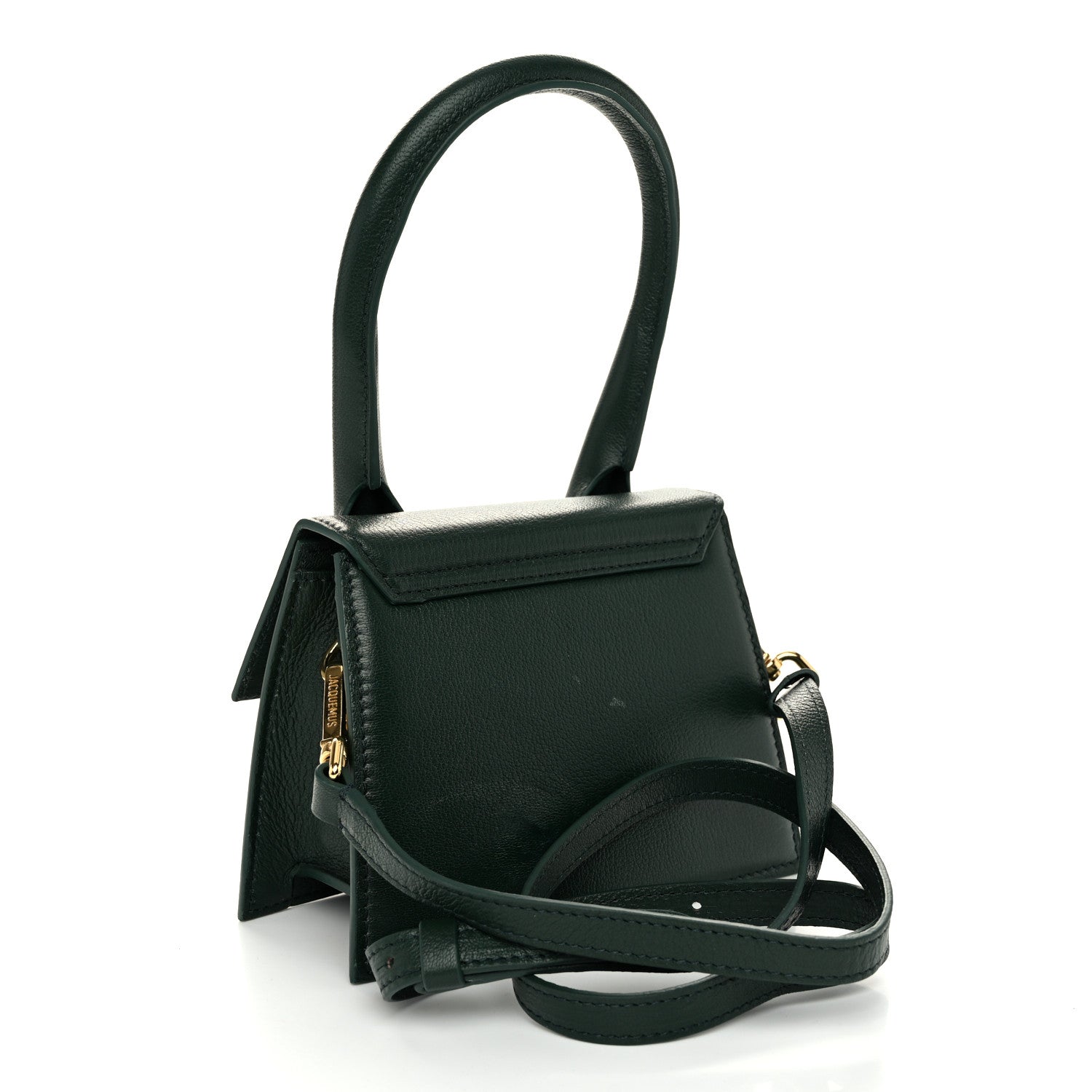 Jacquemus Calfskin Le Chiquito Moyen Dark Green 3 of 11
