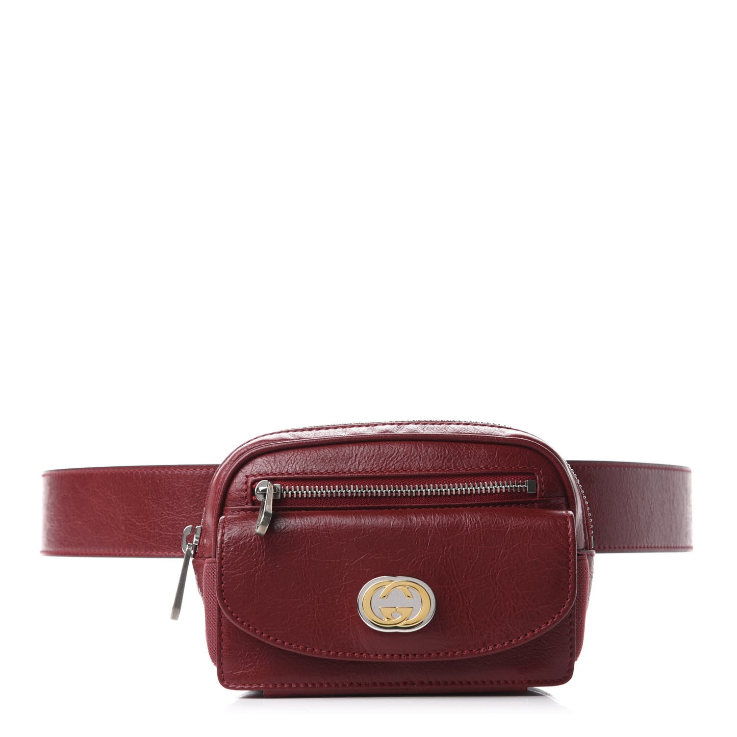 Cracked Calfskin Morpheus Belt Bag 90 36 Red
