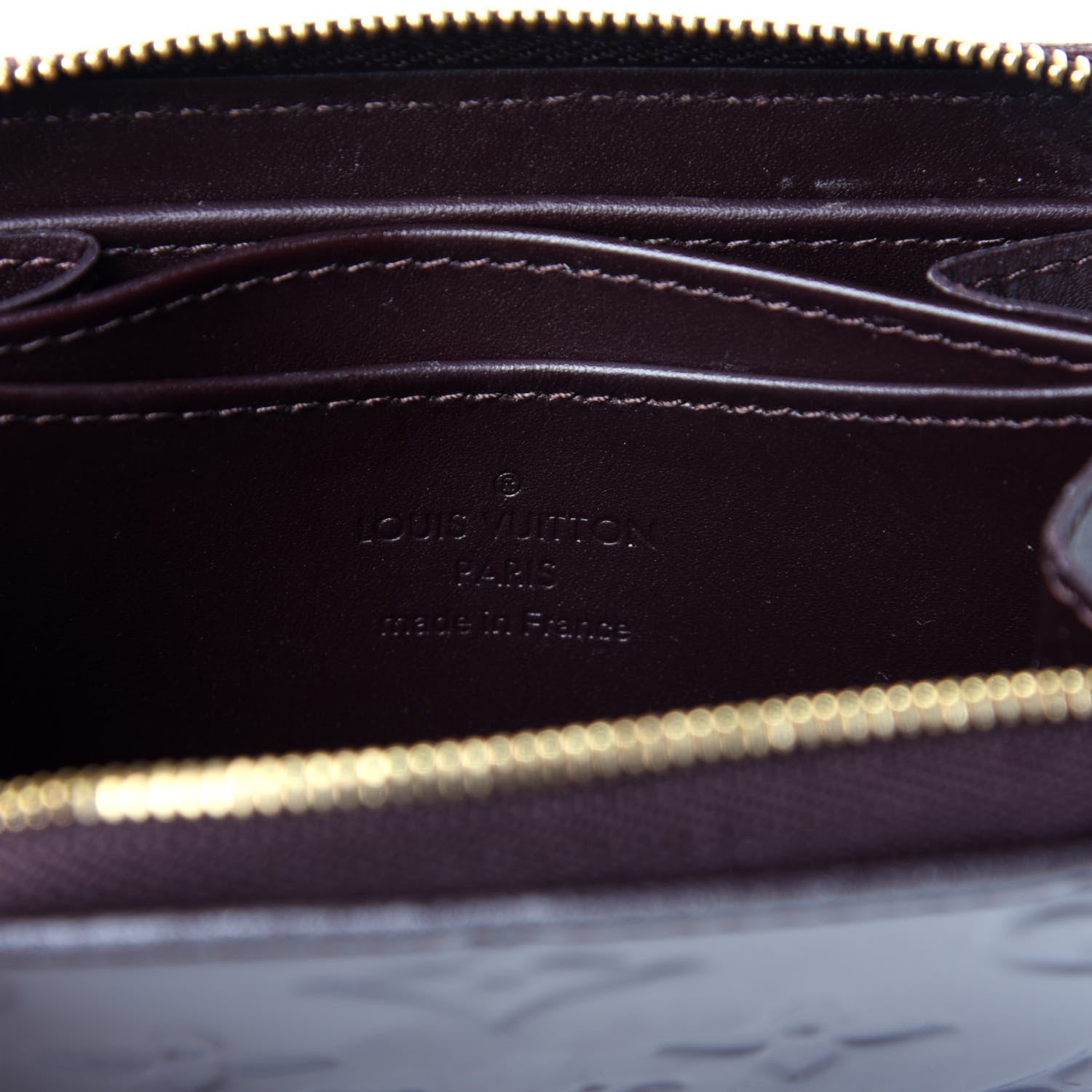 Louis Vuitton Vernis Zippy Coin Purse Wallet Amarante 6 of 9
