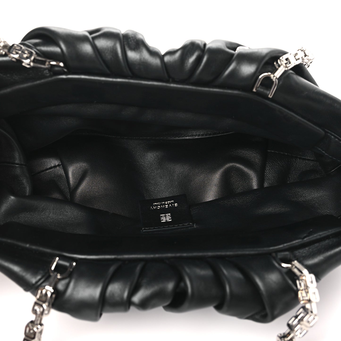 Calfskin Kenny Shoulder Bag Black