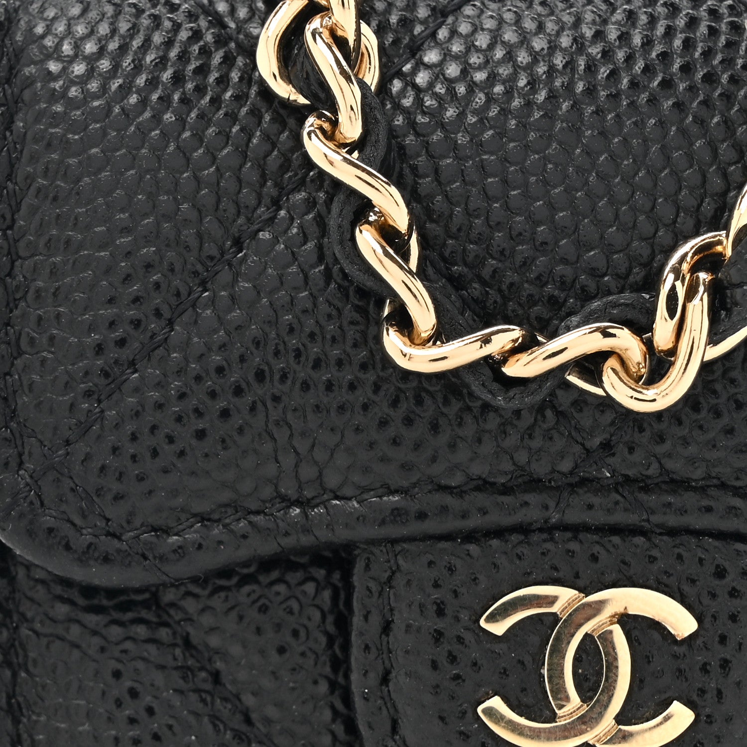 Chanel Caviar Quilted Airpods Pro Case Black 9 of 14