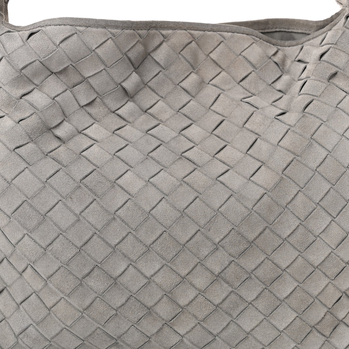 Suede Intrecciato Small Hop Sterling