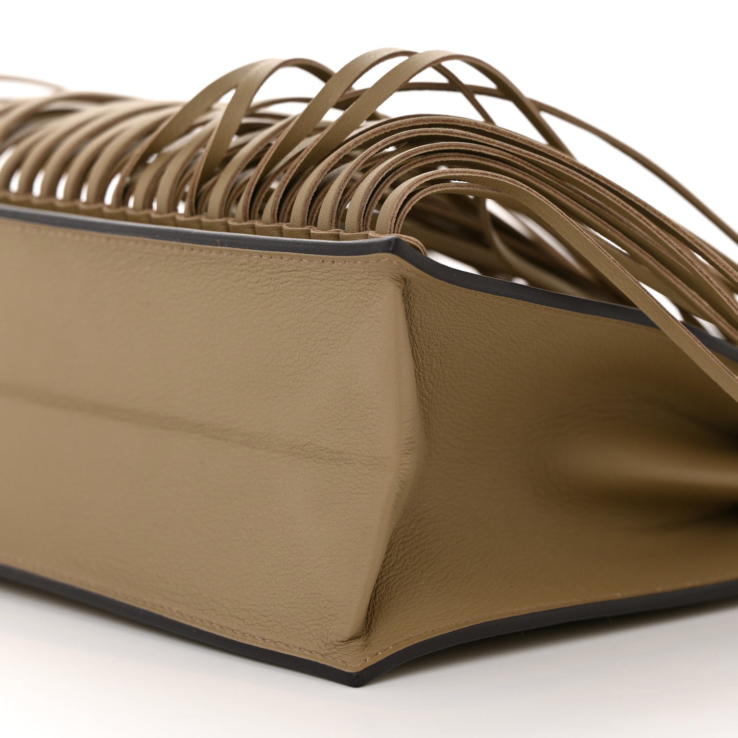 Swift Kelly Danse Anate Fringed Belt Bag Beige Marfa