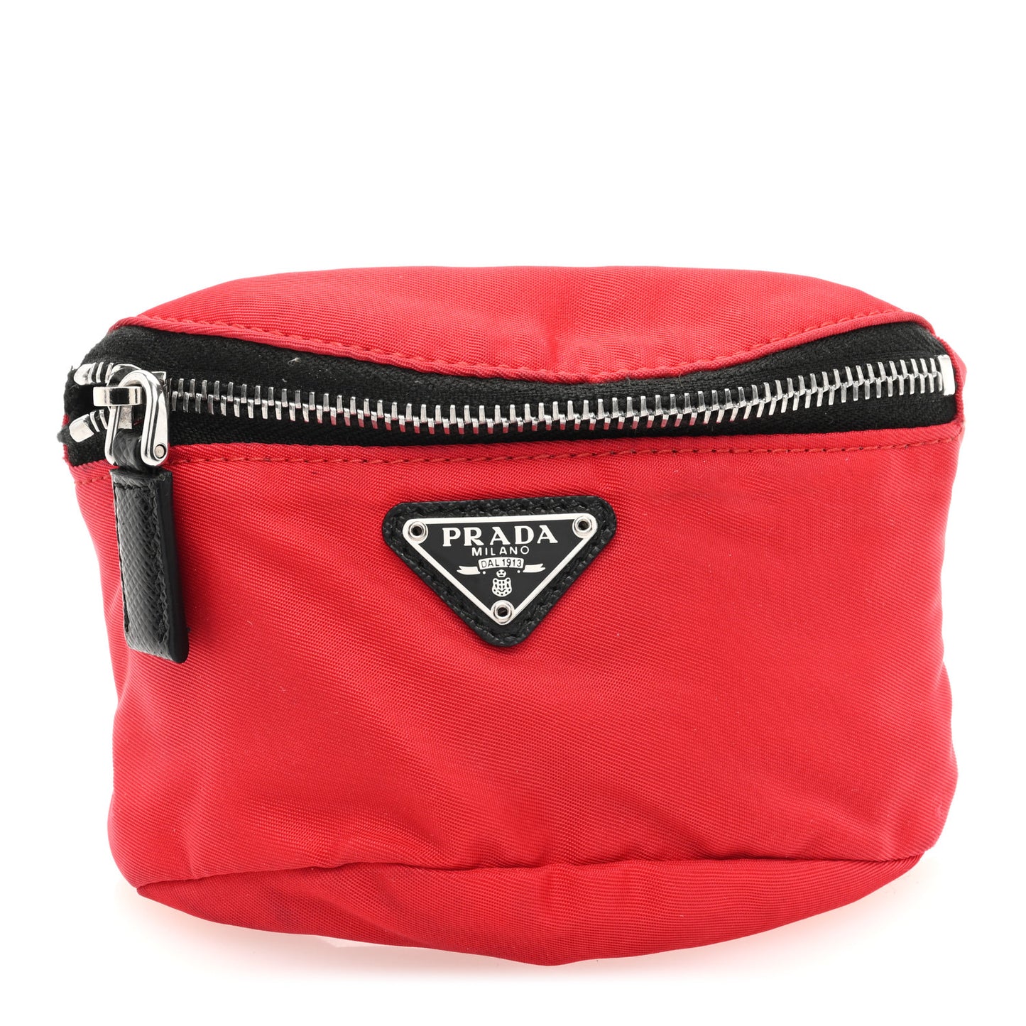 Tessuto Nylon Wrist Pouch Rosso