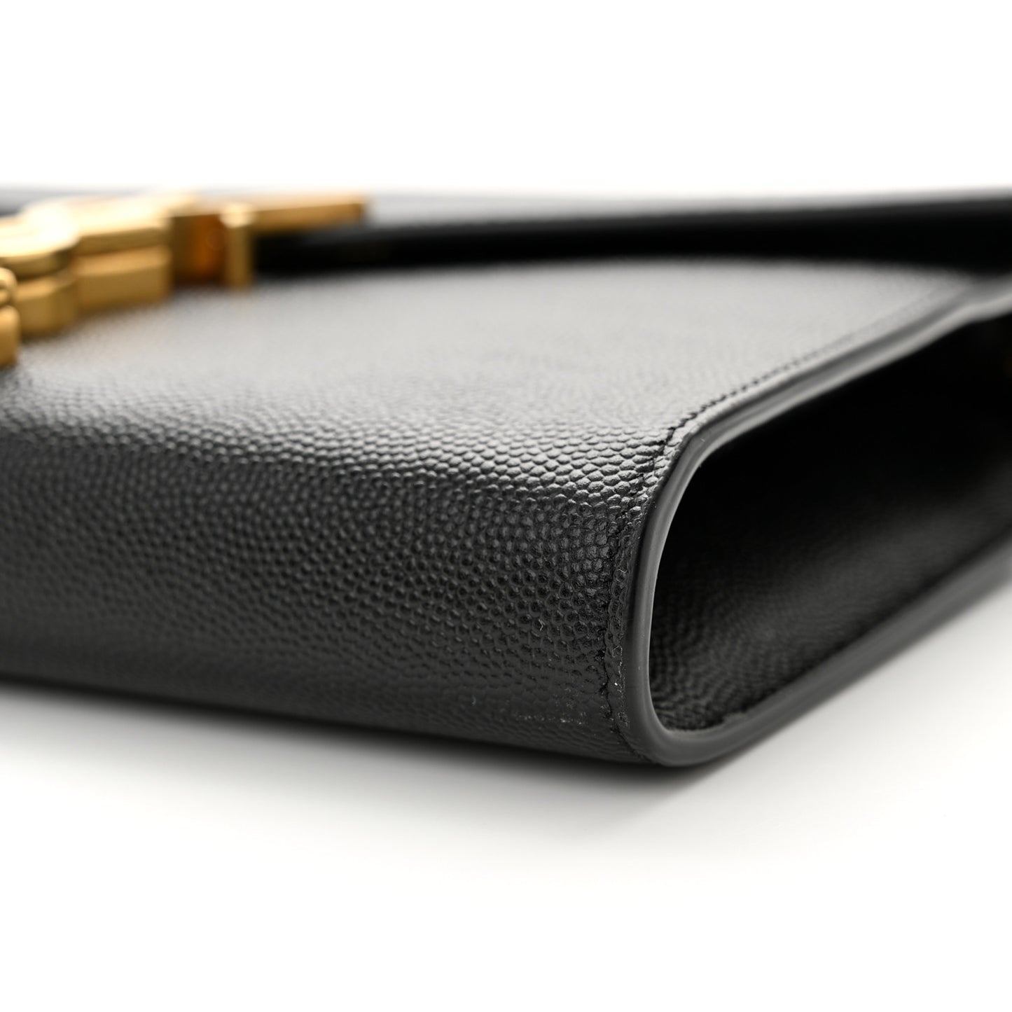 Grain De Poudre Monogram Cassandra Chain Wallet Black