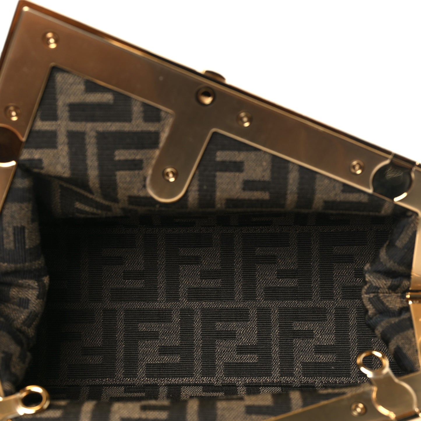 Shiny Nappa Snakeskin Small Fendi First Rosa Confetto Cipria