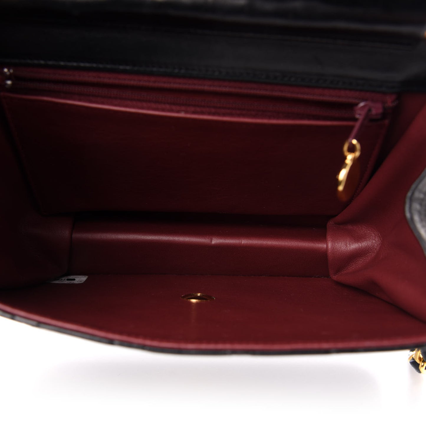 Lambskin Quilted Mini Square Flap Bag Black