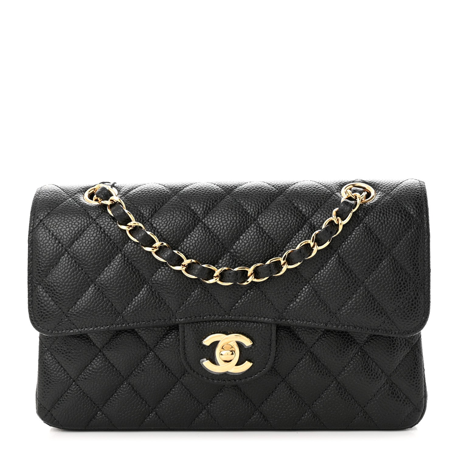 Chanel Caviar Quilted Small Double Flap Black 1 of 11