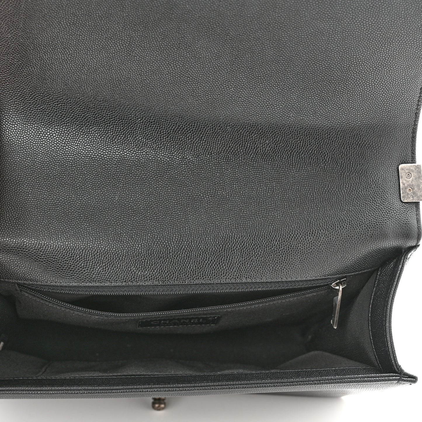 Caviar Quilted New Medium Boy Flap Black