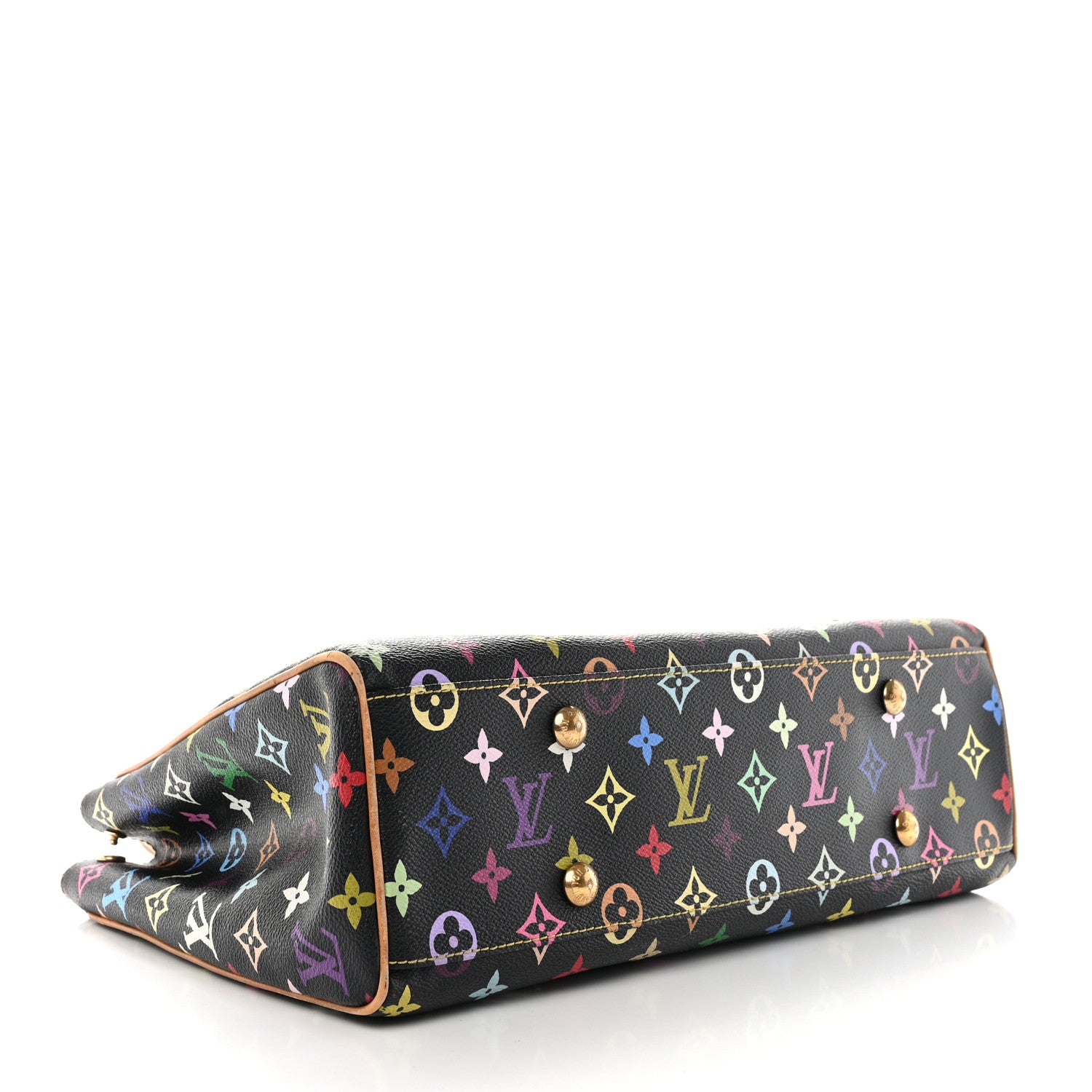 Louis Vuitton Monogram Multicolor Aurelia MM Black 4 of 13