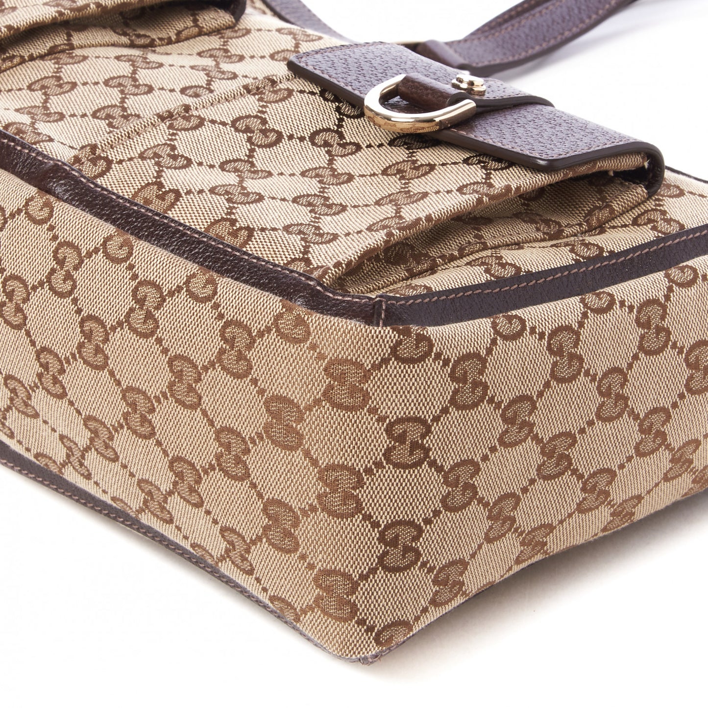 Monogram Abbey D Ring Tote Dark Brown