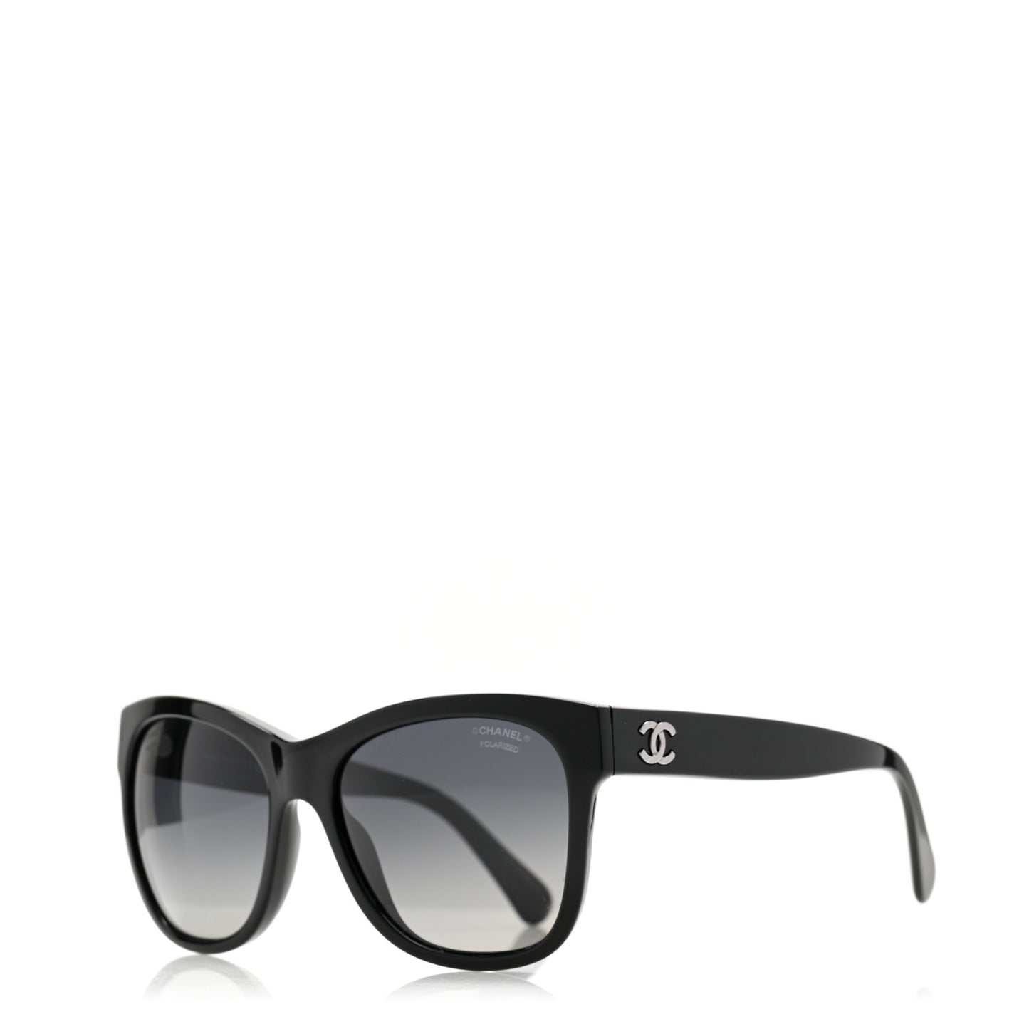 Acetate Polarized Square CC Sunglasses 5380 Black