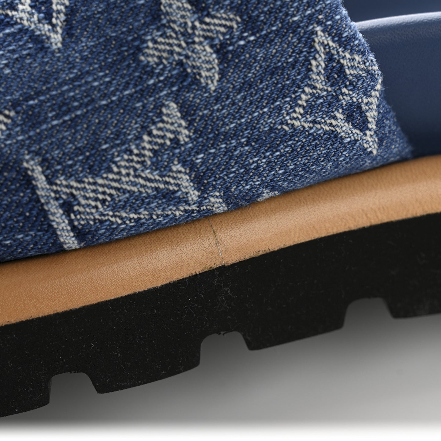Monogram Denim LV Pool Pillow Flat Comfort Mule 36 Blue