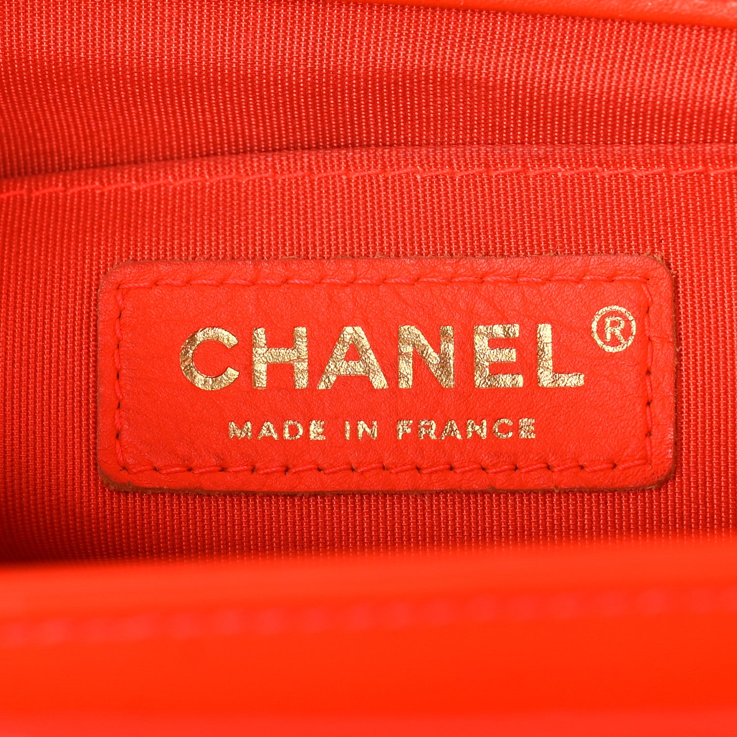 Chanel Patent Quilted Medium Boy Flap Orange 7 of 17