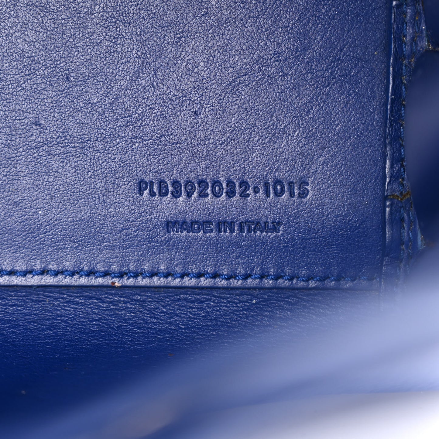 Grained Calfskin Baby Sac De Jour Royal Blue