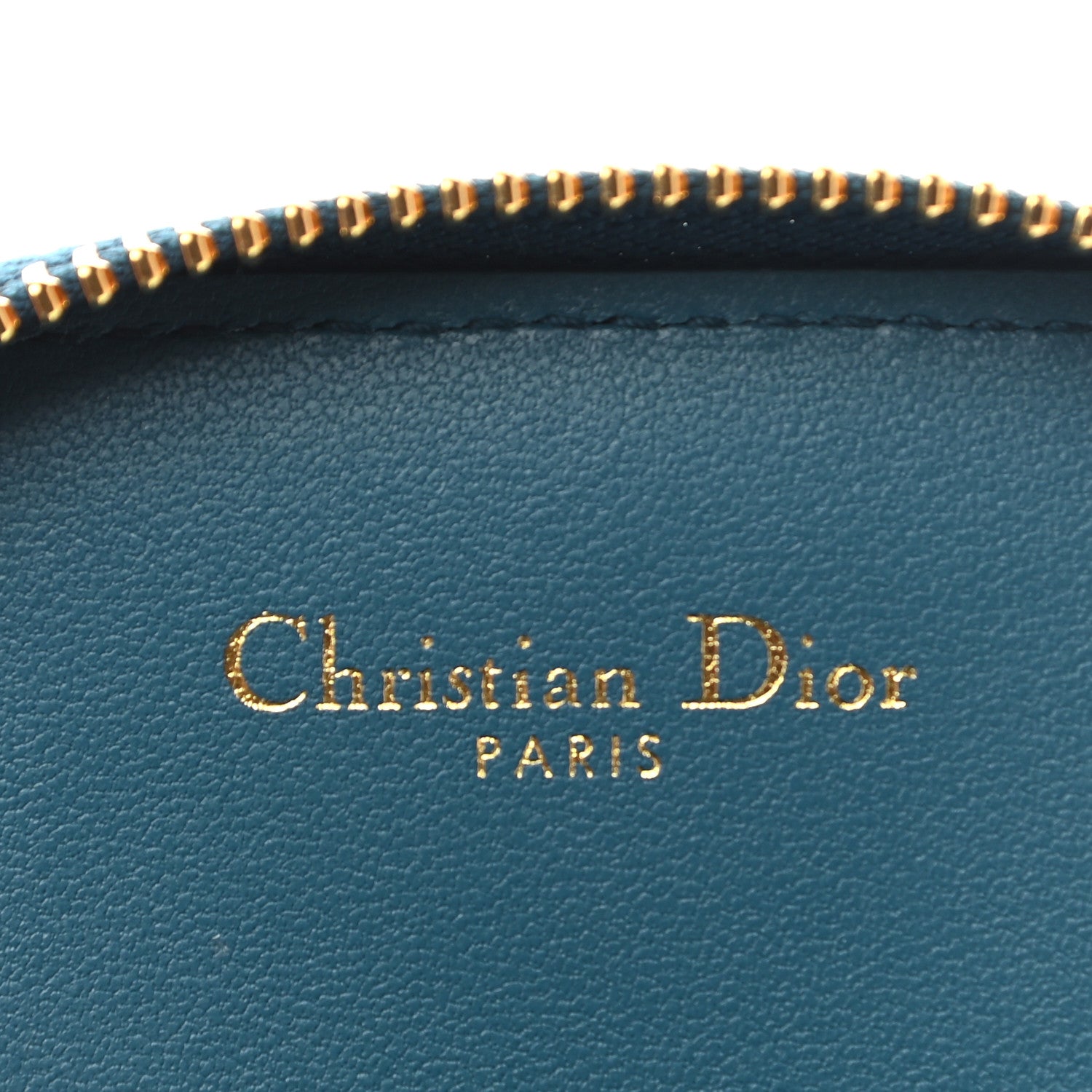 Christian Dior Grained Calfskin 30 Montaigne Airpods Case Deep Ocean 5 of 6