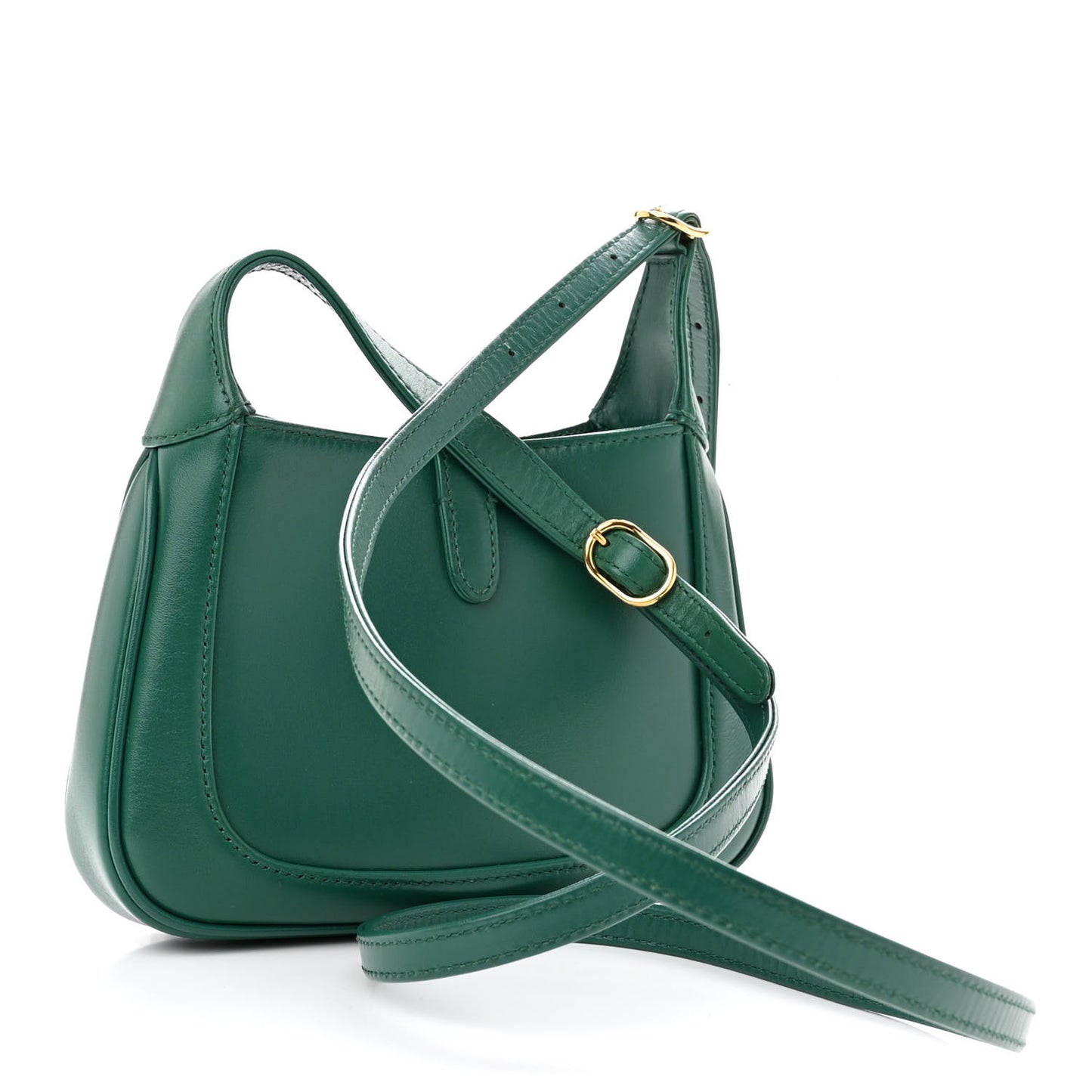Boarded Dyana Lux Calfskin Mini Jackie 1961 Hobo Emerald