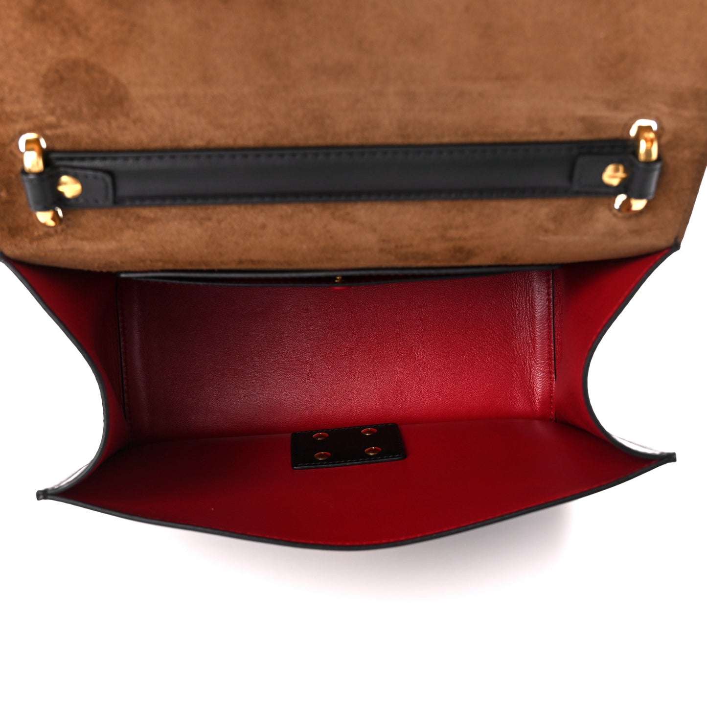 Vitello Grace Matte Kan U Shoulder Bag Black