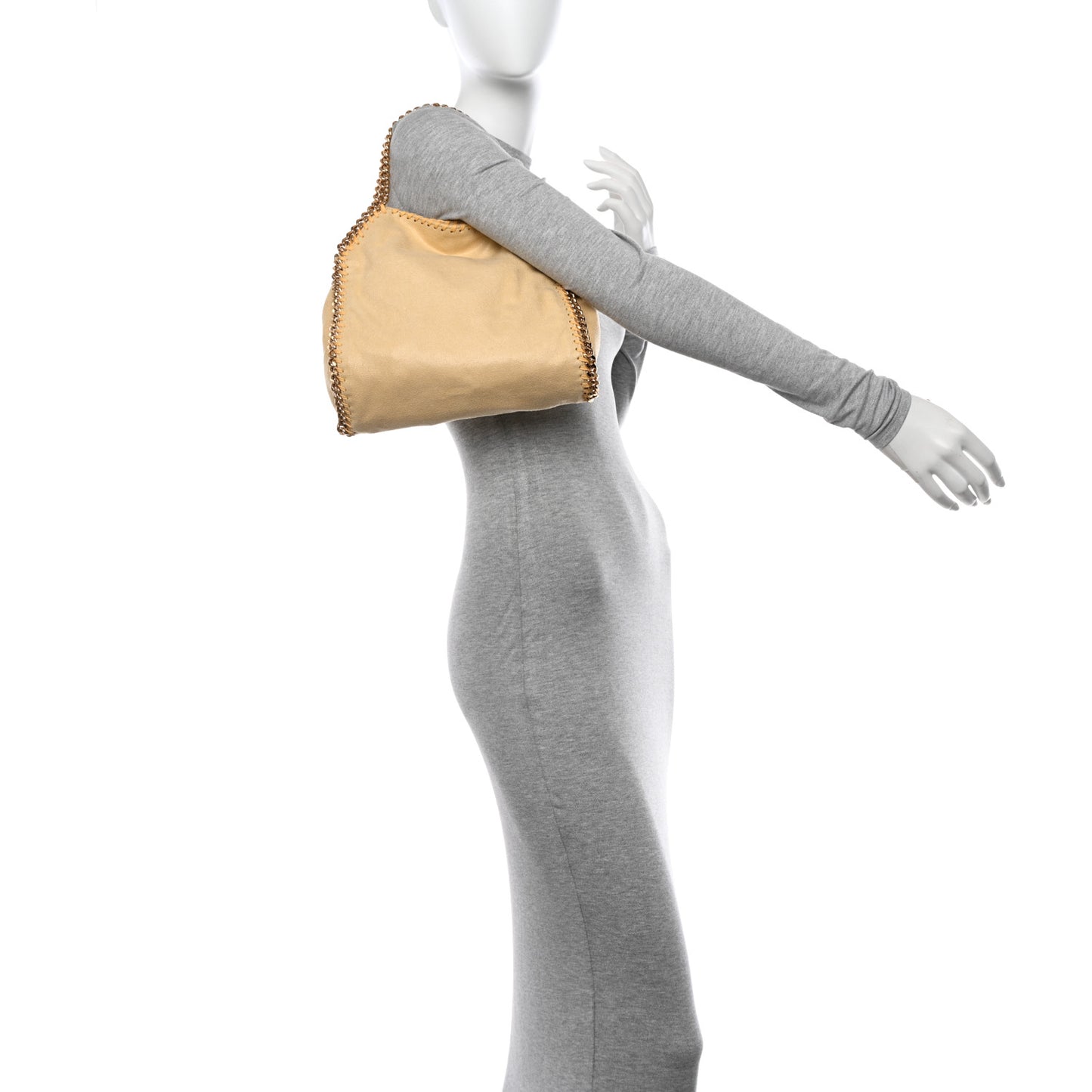Shaggy Deer Falabella Mini Fold Over Tote Pastel Yellow
