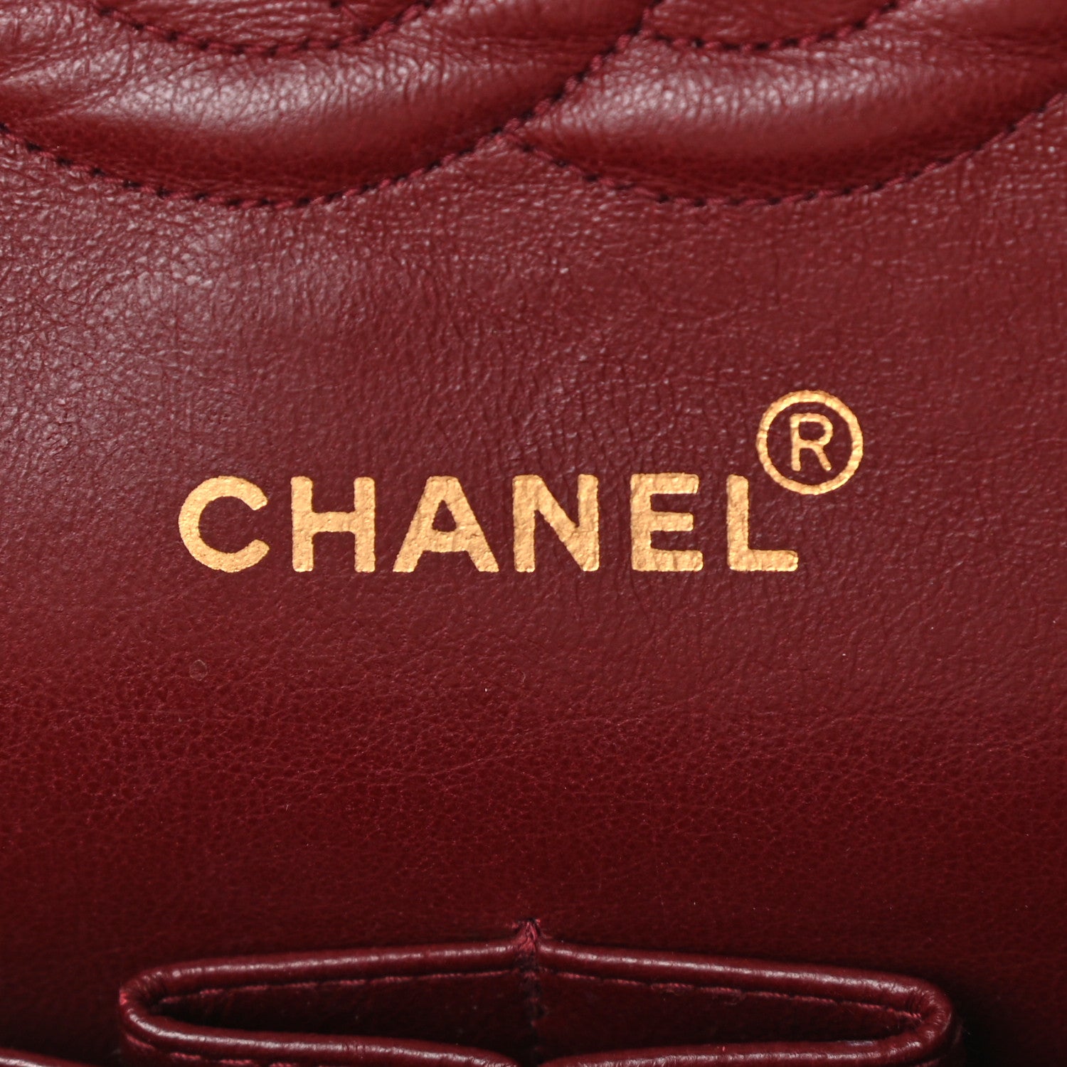 Chanel Lambskin Quilted Medium Double Flap Dark Brown 6 of 14