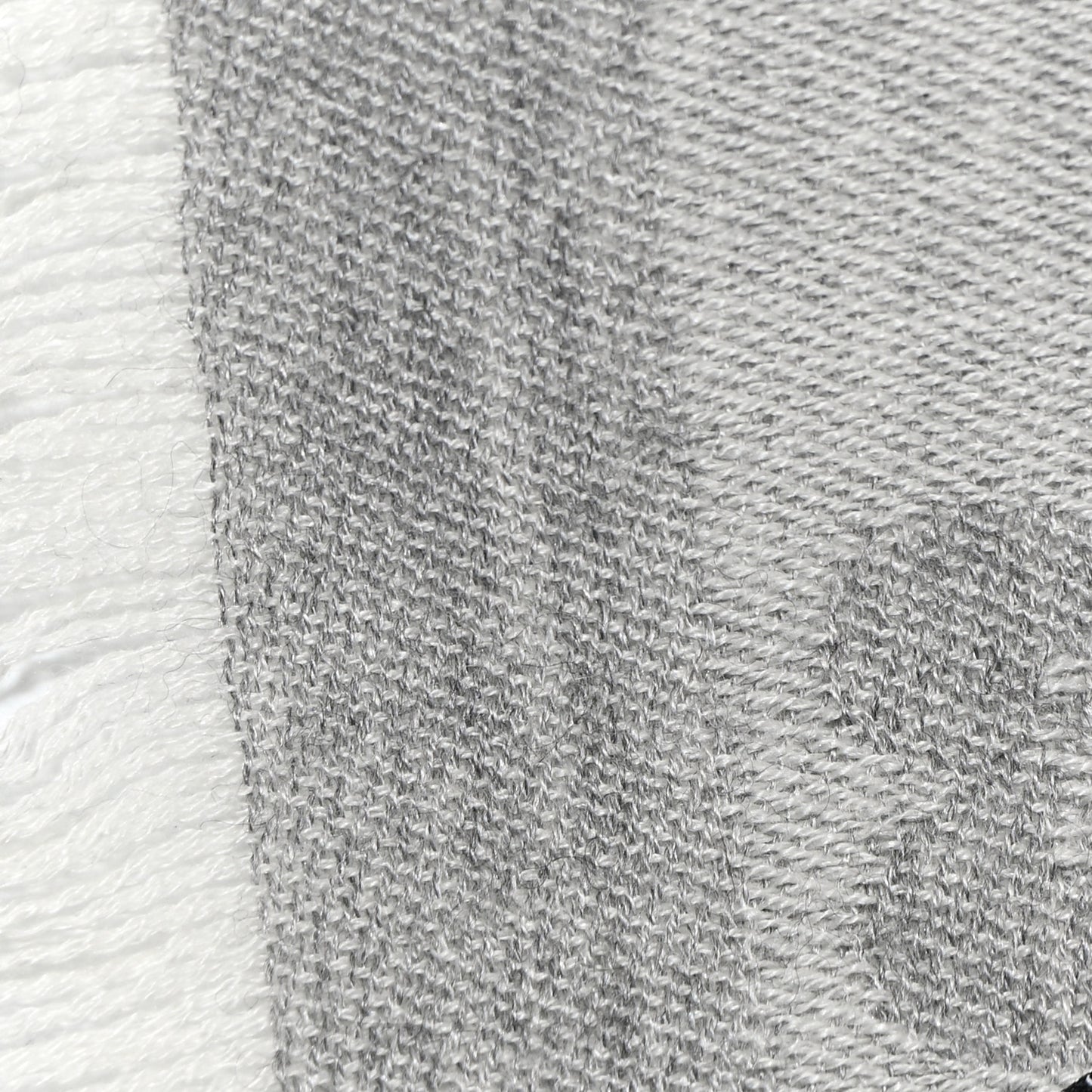 Cashmere Silk CC Heart Scarf Grey