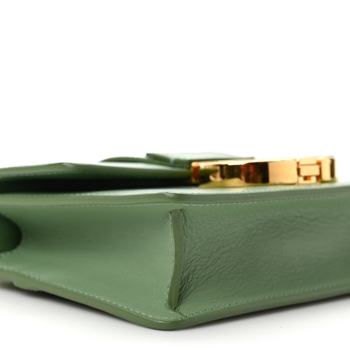 Smooth Calfskin Micro 30 Montaigne Flap Bag Mint Green