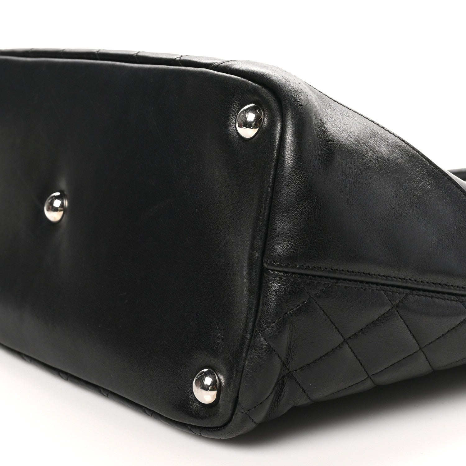 Chanel Calfskin Quilted Large Cambon Tote Black 10 of 11