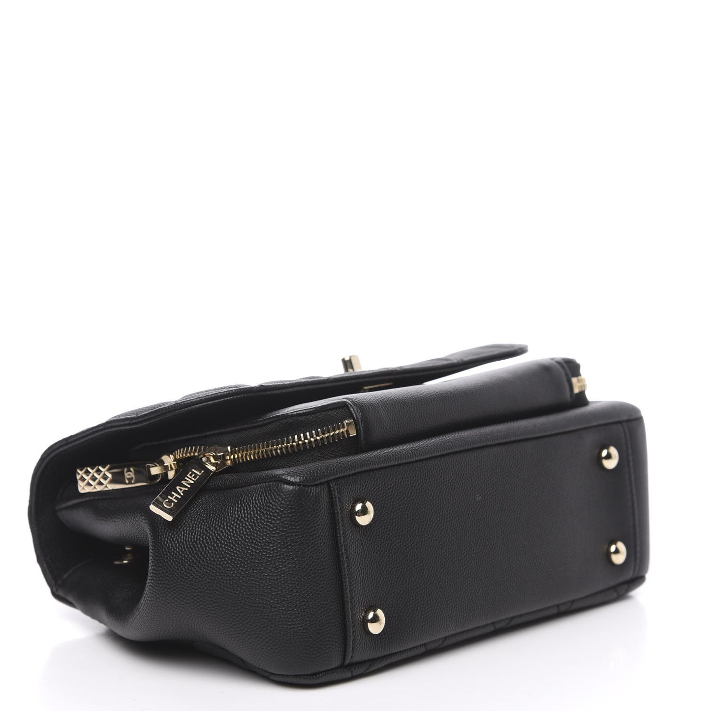 Caviar Quilted Medium Business Affinity Flap Black