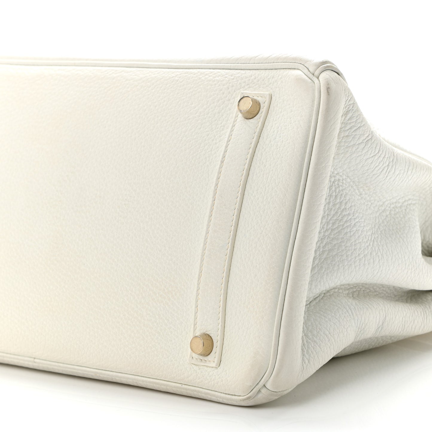 Taurillon Clemence Birkin 35 White