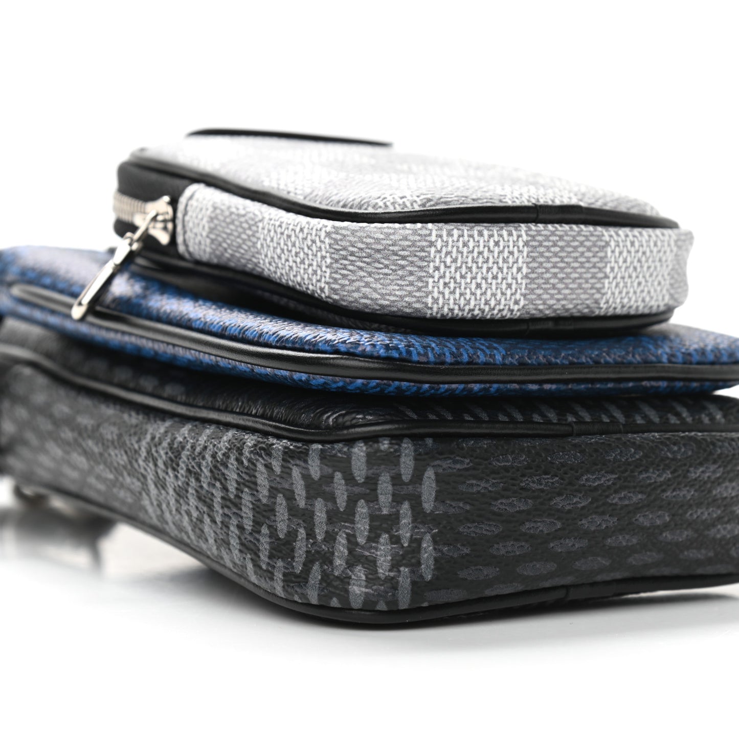 Damier Graphite 3D Modular Pouch