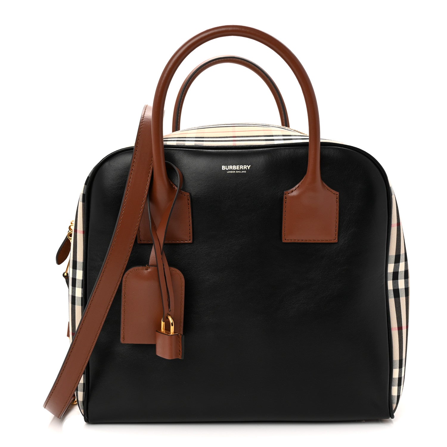 burberry silouhette bowler bag-rain and shine Burberry Smooth Calfskin House Check Medium Cube Bowling Bag Archive Beige 1781593 – FASHIONPHILE