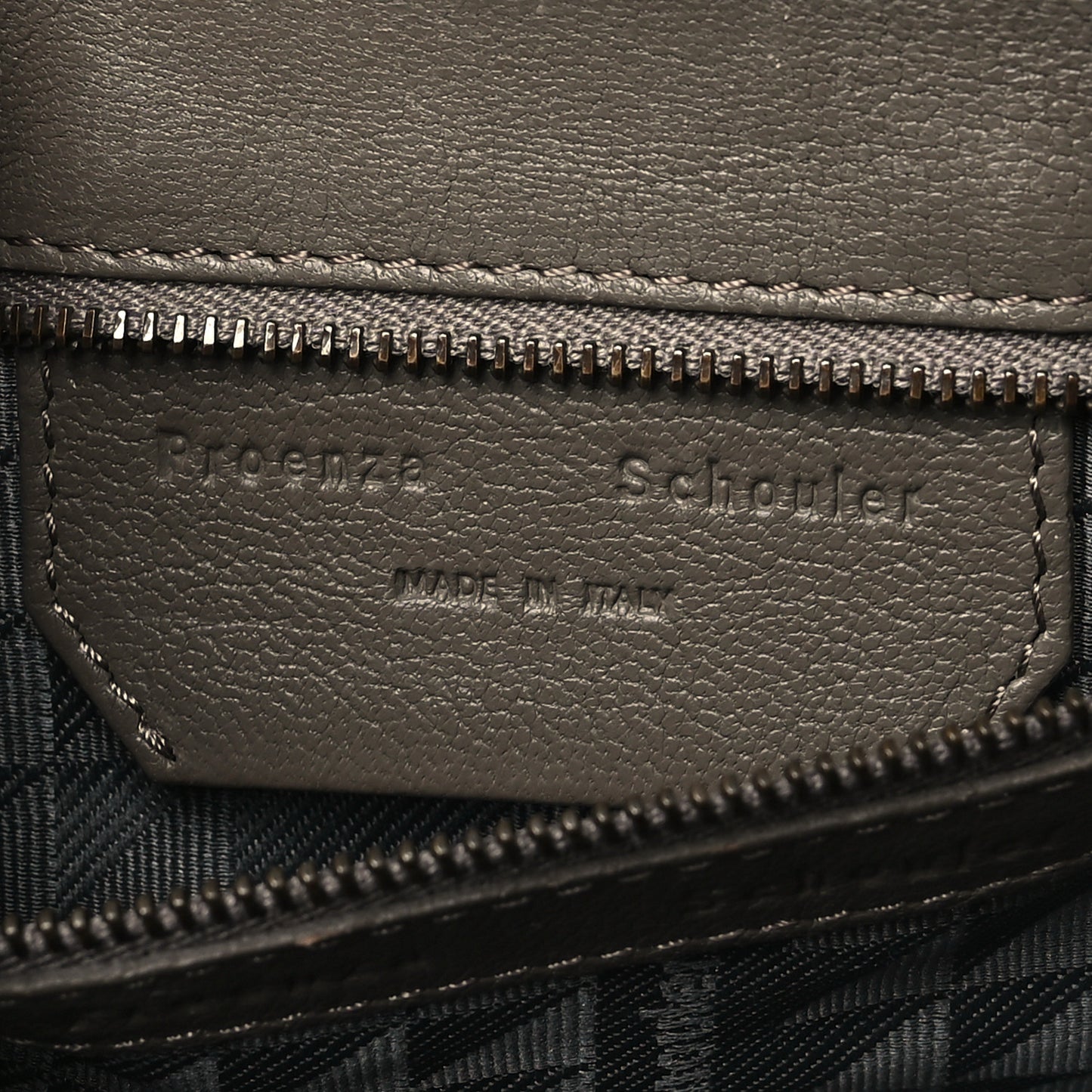Lambskin Tiny PS1 Satchel Smoke