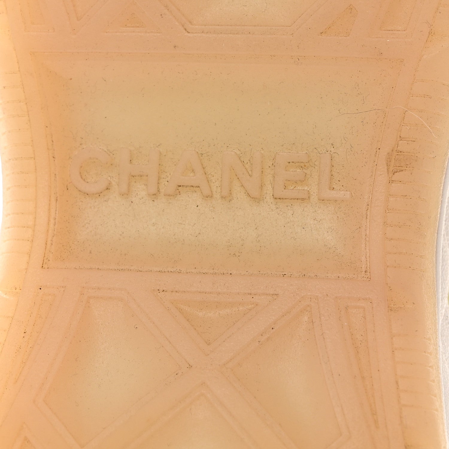 Chanel Velvet Calfskin Mixed Fibers CC Sneakers 39 Ivory Black 8 of 9