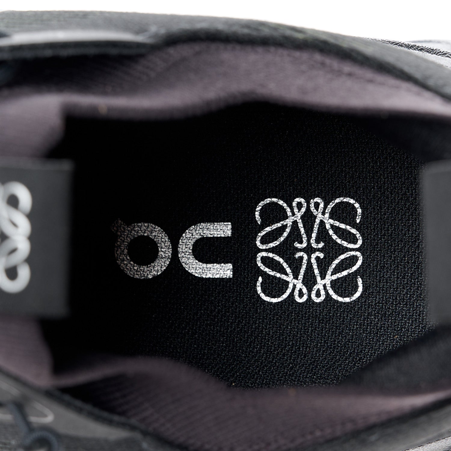 Loewe X ON Canvas Mesh Cloudtilt Sneakers 39 Black 7 of 9