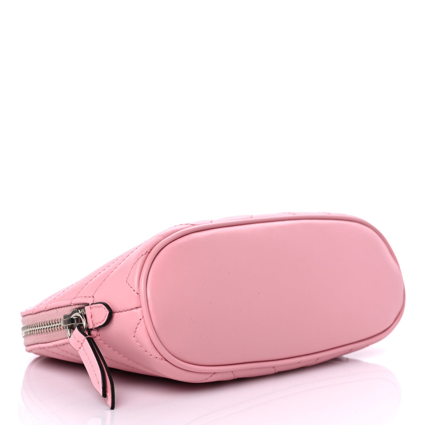 Calfskin Matelasse Large GG Marmont Pouch Cosmetic Case Wild Rose