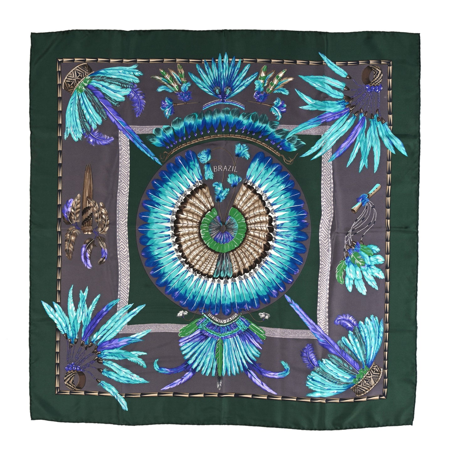 Silk Brazil Scarf 90